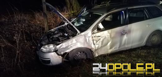 Niebezpieczne zdarzenie na trasie Zdzieszowice - Góra Św. Anny. Jedna osoba ranna