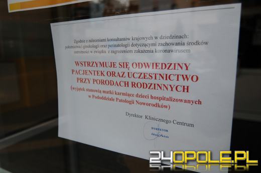 Szpital ginekologiczny wstrzymał porody rodzinne i odwiedziny pacjentek