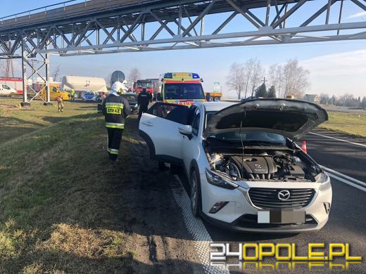 3 samochody zderzyły się pod taśmociągiem w Źlinicach 