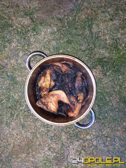 Smażyli kurczaka, wywołali pożar