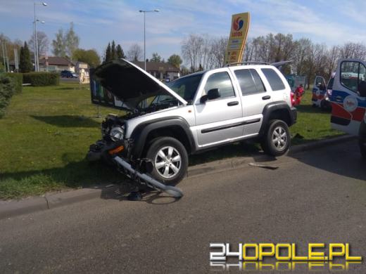 Dwie osoby poszkodowane w wypadku na obwodnicy Brzegu