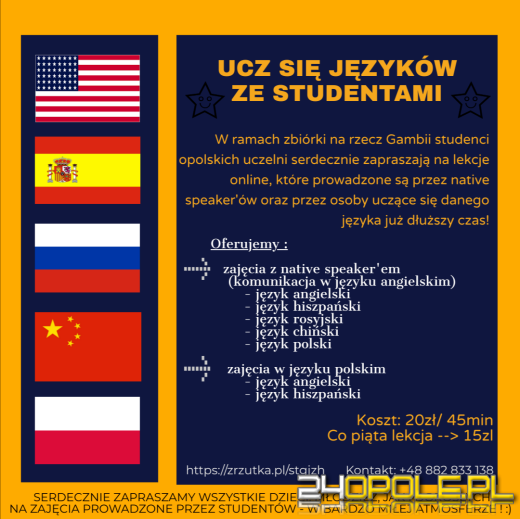 Studenci na ratunek państwu z Afryki!