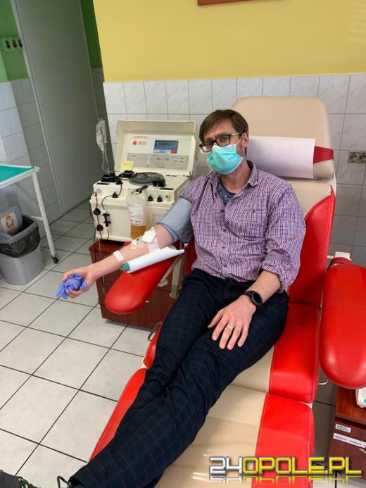 W Opolu pobrano osocze od pierwszego krwiodawcy - ozdrowieńca