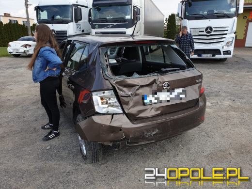 Kolizja 3 pojazdów w Byczynie. Jedna osoba w szpitalu