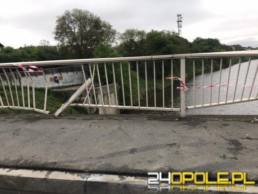 20-latka straciła panowanie nad pojazdem i wjechała w balustradę