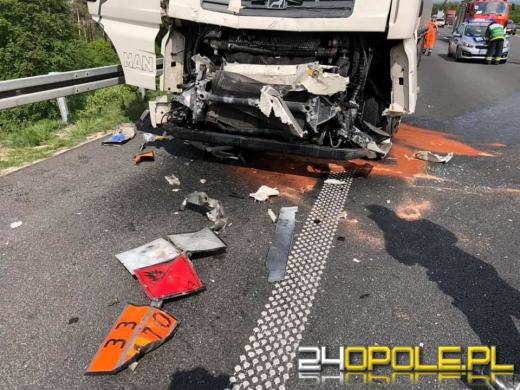 Wypadek na autostradzie A4 