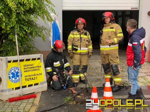 Ulewne deszcze i burze nad Opolszczyzną. Niebezpiecznie na drogach