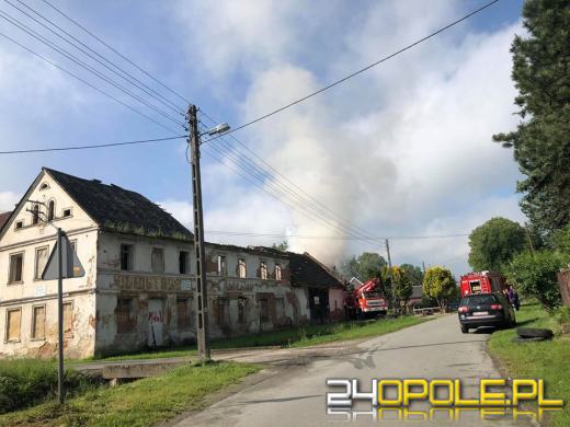 Podpalił dom, potem chciał ranić policjantów. Akcja policji i straży w Jarnołtowie