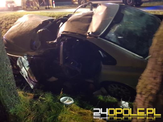 Wypadek na drodze krajowej nr 11 w powiecie kluczborskim