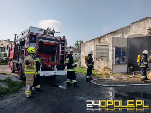 Strażacy gasili kurnik w Chrząstowicach