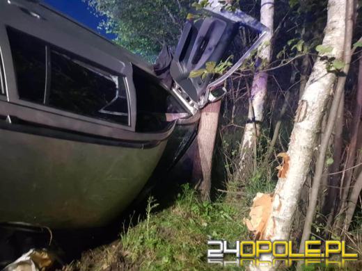 Groźny wypadek na trasie Zawadzkie - Strzelce Opolskie 