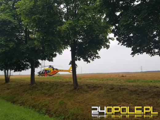 Dwie osoby ciężko ranne po czołowym zderzeniu osobówki z ciężarówką 