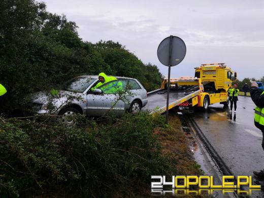 Ciężarówka "pchała" Audi kilkaset metrów po obwodnicy. Poszukiwany sprawca wypadku