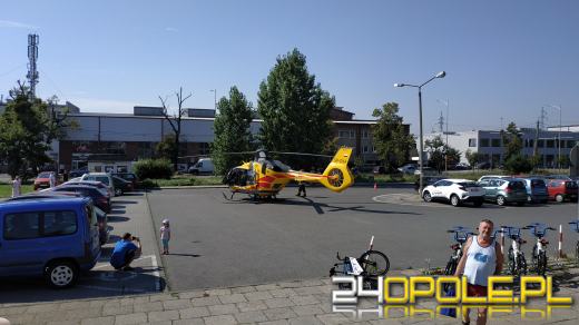 Śmigłowiec LPR wezwany do mężczyzny, który zasłabł. Karetek brakło