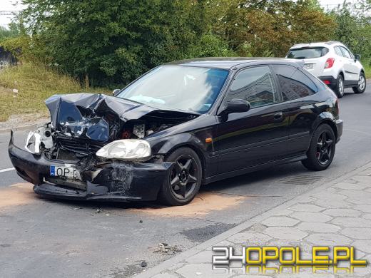 Zderzenie pojazdów na Księdza Jerzego Popiełuszki w Opolu