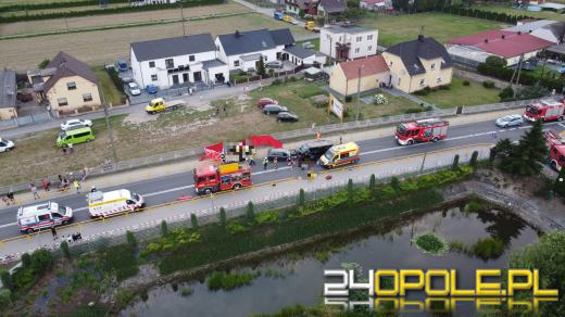 Zderzenie dwóch samochodów w Źlinicach. 4 osoby ranne