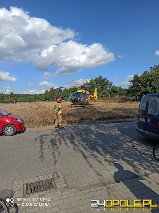 Potrącenie rowerzysty w Zdzieszowicach. 18-latek w ciężkim stanie