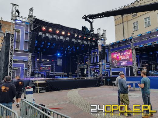 Strefa widza 57. KFPP na rynku gotowa. Dziś pierwsze koncerty