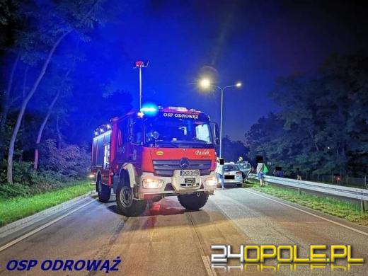 Zderzenie osobówki z ciężarówką na obwodnicy Malni i Choruli