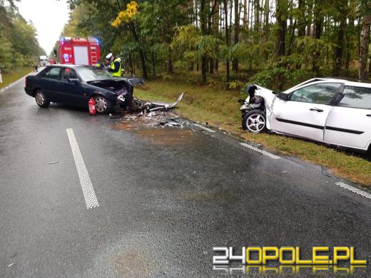 Wypadek na DW 463 Krasiejów - Kolonowskie