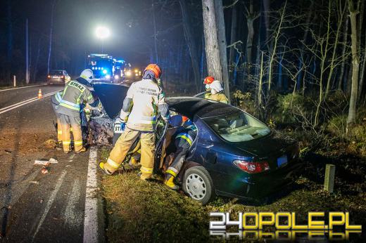 Zderzenie lexusa z oplem w powiecie kluczborskim