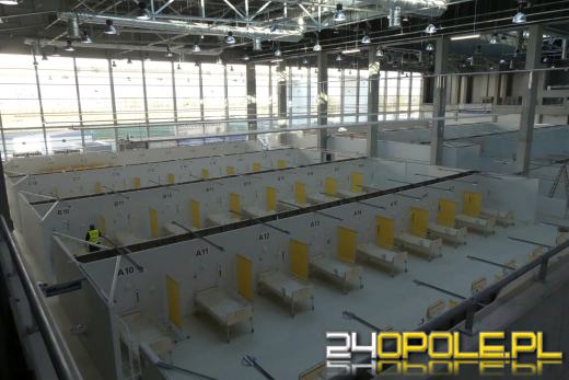 Jak powstawał Szpital Tymczasowy w CWK