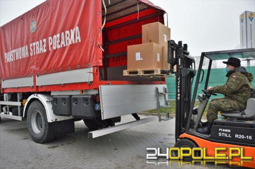 Szpital Tymczasowy się "zbroi". Żołnierze dostarczają sprzęt 