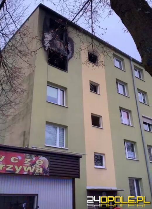 Groźny pożar w Kędzierzynie Koźlu, spłonęło mieszkanie 