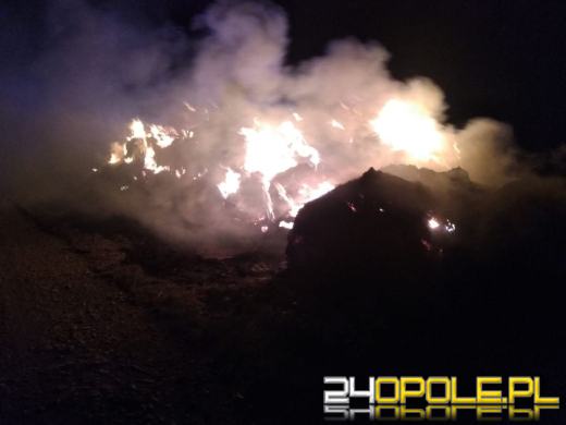 Prudnicka policja zatrzymała seryjnych podpalaczy stert słomy