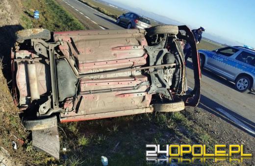 Ponad 2 promile alkoholu miał 35-latek, który dachował