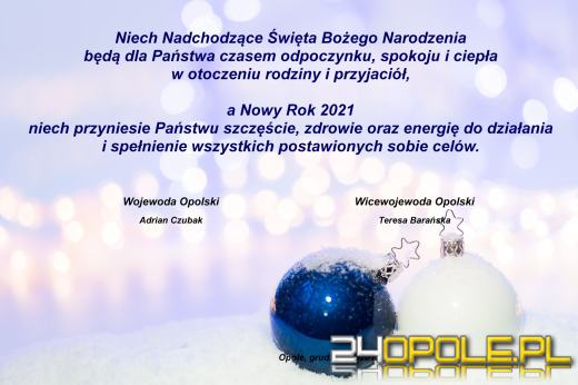 Życzenia świąteczne dla czytelników portalu 24opole.pl