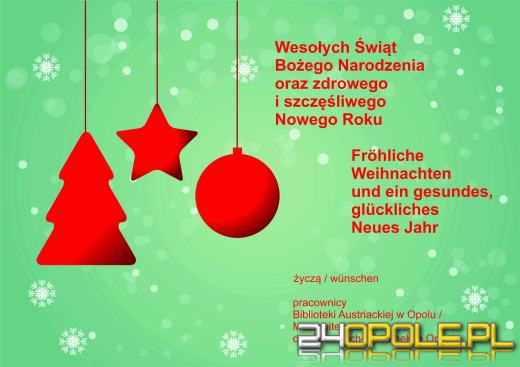Życzenia świąteczne dla czytelników portalu 24opole.pl