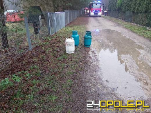 Pożar kotłowni w Tarnowie Opolskim