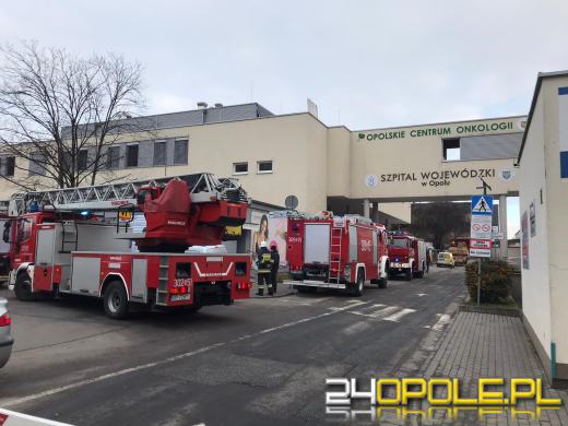 Pożar przewodów w szpitalu wojewódzkim w Opolu. 30 osób ewakuowano