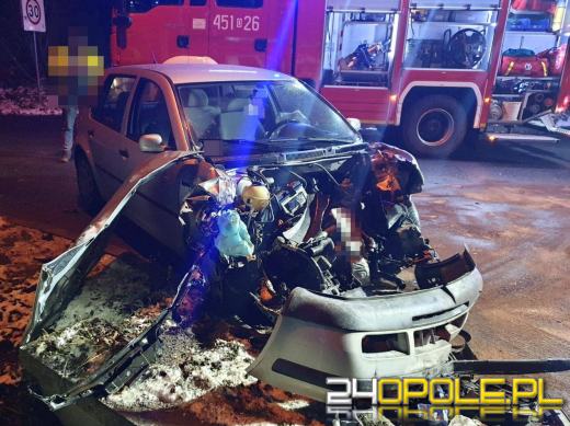 Zderzenie pojazdów w Namysłowie. Sprawca wydmuchał 1,5 promila