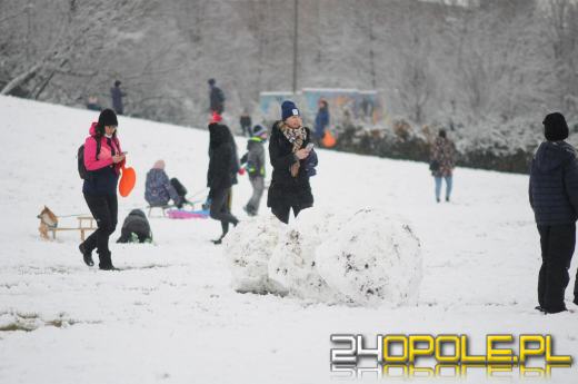 Dzieci doczekały się zimy! Park AK pełen śnieżnych bałwanów