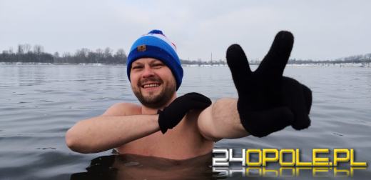 Fani morsowania doczekali się lodu na kąpielisku Bolko