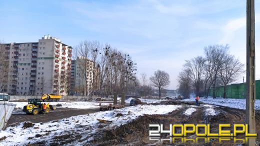 Centrum Przesiadkowe Opole Zachodnie - Rozpoczęto budowę kanalizacji