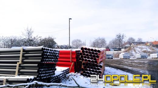 Centrum Przesiadkowe Opole Zachodnie - Rozpoczęto budowę kanalizacji