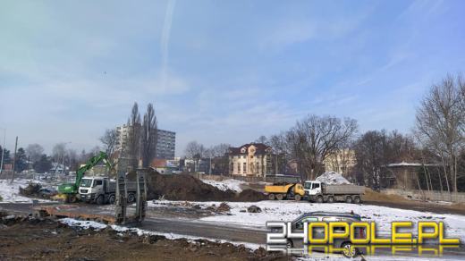 Centrum Przesiadkowe Opole Zachodnie - Rozpoczęto budowę kanalizacji