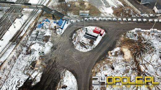 Centrum Przesiadkowe Opole Zachodnie - Rozpoczęto budowę kanalizacji