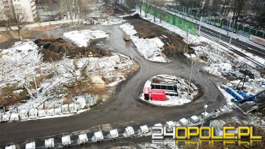 Centrum Przesiadkowe Opole Zachodnie - Rozpoczęto budowę kanalizacji