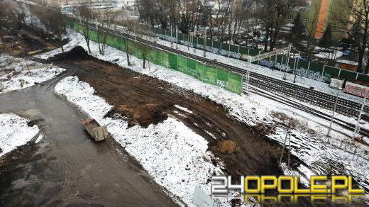 Centrum Przesiadkowe Opole Zachodnie - Rozpoczęto budowę kanalizacji