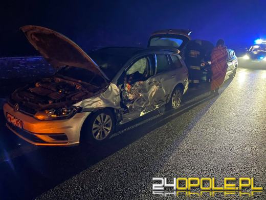 Śmiertelny wypadek na obwodnicy Opola. Zablokowana droga na wysokości Makro