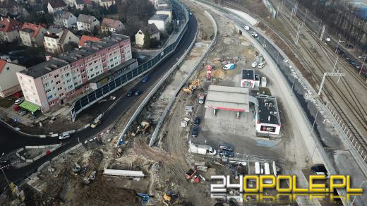 Ogrom pracy przy budowie Centrum Przesiadkowego Opole Wschodnie. Widać efekty