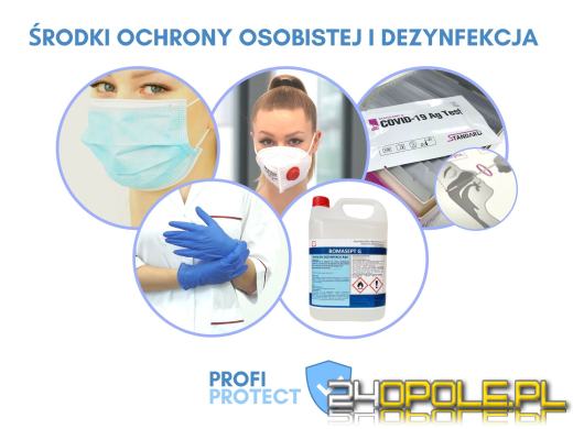 Maski chirurgiczne, FFP2, środki dezynfekujące dla firm. Gdzie kupić w Opolu?