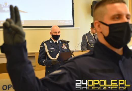 Nowi funkcjonariusze w szeregach Komendy Policji na Opolszczyźnie 