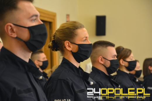Nowi funkcjonariusze w szeregach Komendy Policji na Opolszczyźnie 