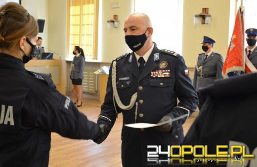 Nowi funkcjonariusze w szeregach Komendy Policji na Opolszczyźnie 