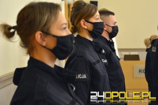 Nowi funkcjonariusze w szeregach Komendy Policji na Opolszczyźnie 